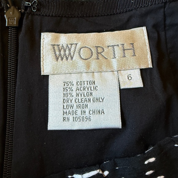 W WORTH SKIRT KNEE LENGTH PENCIL BACK ZIP BACK KNEE VENT CAREERCORE BUSINESS 6 - Picture 10 of 10